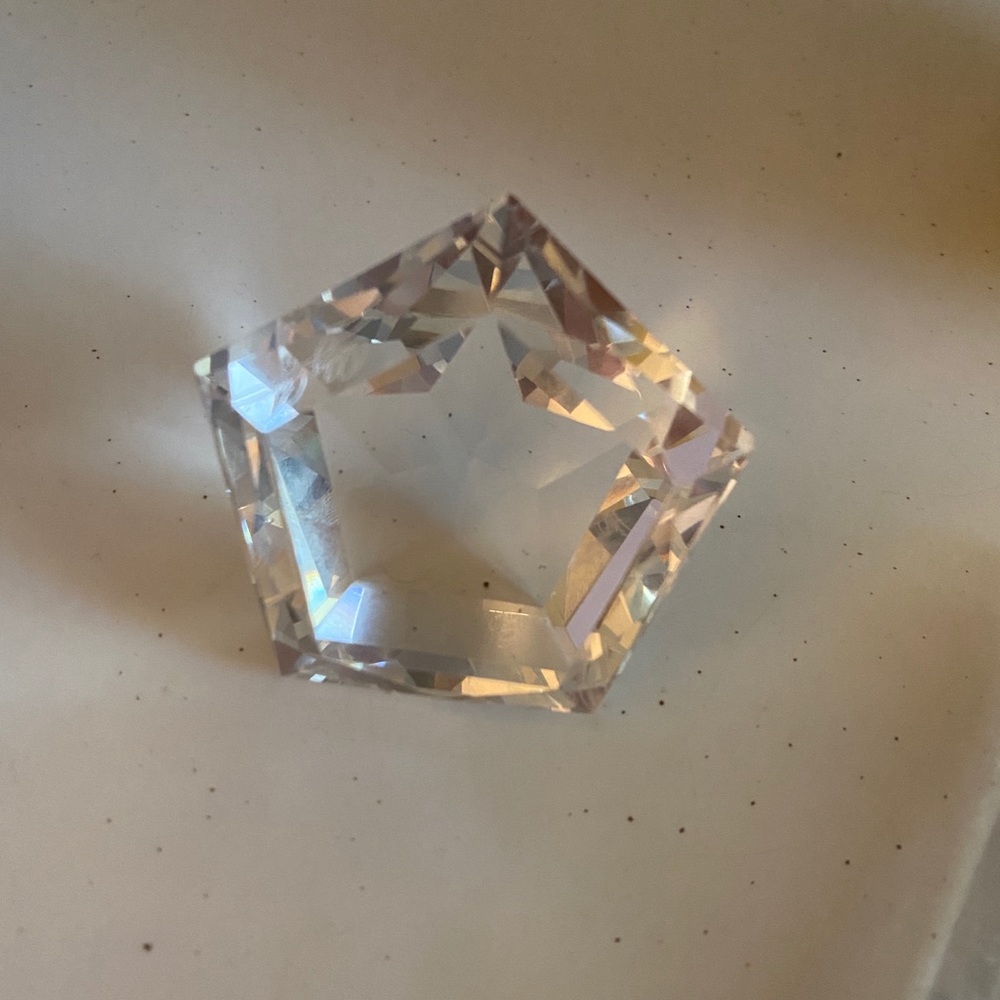 Diamond Crystal Paperweight Decor Acent